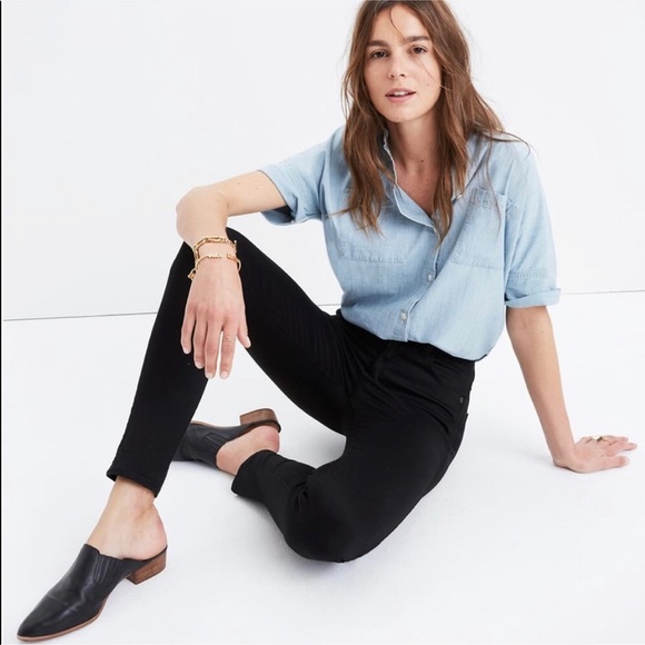 Madewell Denim - Madewell Black high rise skinny jean size 27